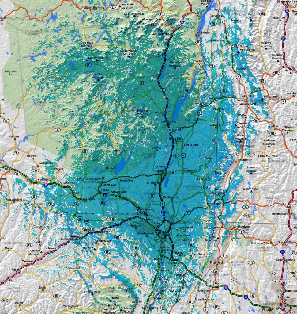Approximate Mobile Coverage Spring 2015